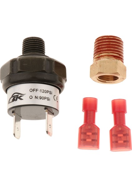 Hava Kompresörü Pompa Basıncı 90-120 Psı Anahtarı Kontrol Vanası 12V (Yurt Dışından)
