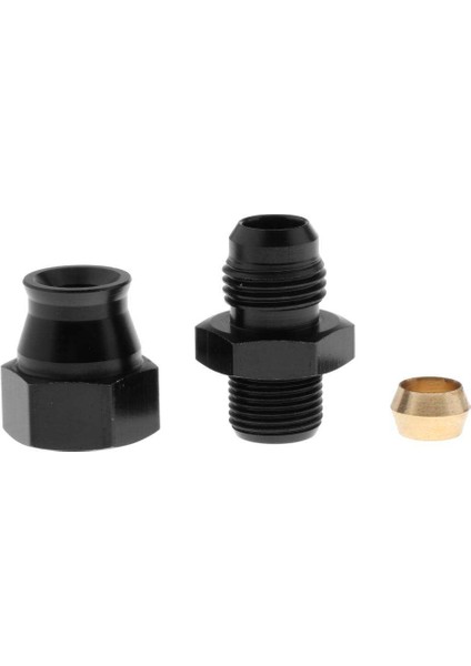 6 Düz Bir Erkek 5/16 "8mm Hardline Tüp Sıkıştırma Borusu Uydurma Adaptörü (Yurt Dışından)