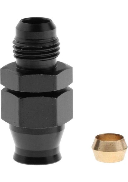 6 Düz Bir Erkek 5/16 "8mm Hardline Tüp Sıkıştırma Borusu Uydurma Adaptörü (Yurt Dışından)