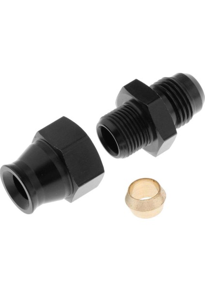 6 Düz Bir Erkek 5/16 "8mm Hardline Tüp Sıkıştırma Borusu Uydurma Adaptörü (Yurt Dışından)