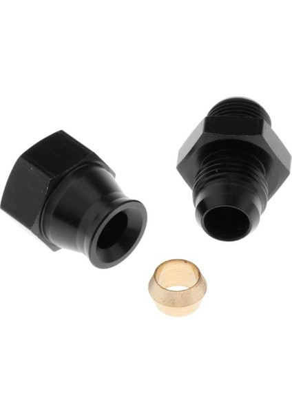 6 Düz Bir Erkek 5/16 "8mm Hardline Tüp Sıkıştırma Borusu Uydurma Adaptörü (Yurt Dışından)