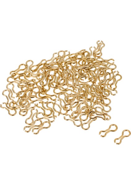 100 Adet Pirinç Inker Gözler Delikli Ağırlık Kalıp Balıkçılık Için Delmanlar 1.2cm S (Yurt Dışından)