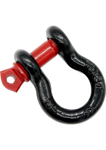 3/4 "tow Römork Kancası Kırmızı Siyah Yay Kelepçesi Clevis D-Yüzükler (Yurt Dışından)
