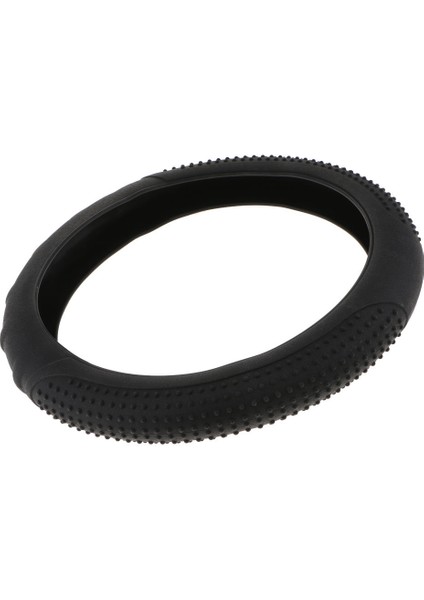 Evrensel Araba Direksiyon 36CM Yumuşak Silikon Anti Kapak Kavrama -, Siyah Açıklandığı Gibi (Yurt Dışından)