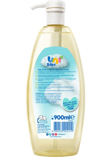 Şampuan 900 ml x 2 Adet