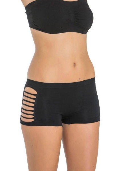 Yırtık Panty Şort 1247