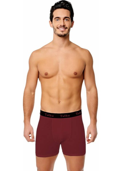 Erkek Likralı Spor Boxer 0400