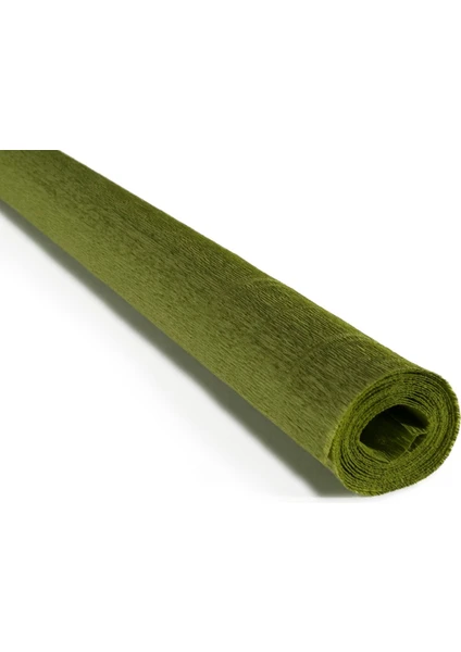 Roco Paper Co. İtalyan Krapon Kağıdı No:366 - Zeytin Yeşil - Green Olive 90 gr. 50X150 cm