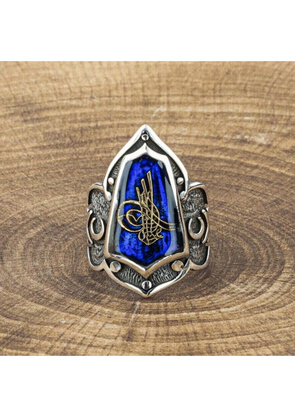 925 Ayar Gümüş Osmanlı Tuğralı Zihgir Yüzüğü fırsatları