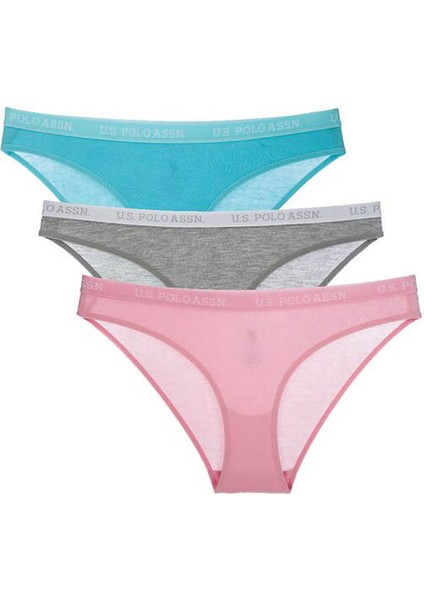 Bel Lastiği Baskılı Düşük Bel Slip 3'lü Paket 66119