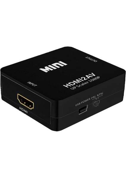 HDMI Rca Dönüştürücü Av/cvsb Sol/sağ Video Kutusu Hd (Yurt Dışından)