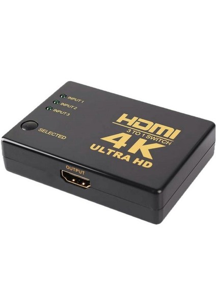 3'ü 1 Arada Kablo Bölücü Hd 1080P Video Değiştirici Adaptör (Yurt Dışından)