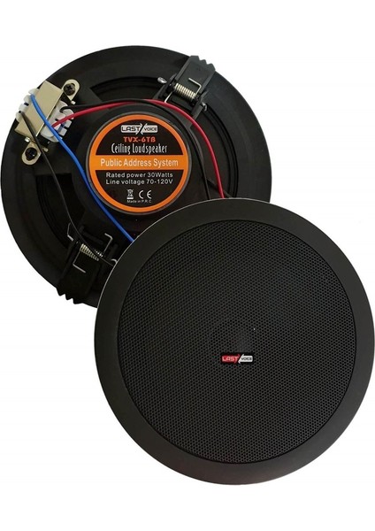Black Maxx Paket-4 tavan Hoparlörü ve 6 Bölgeli Anfi Ses Sistemi Paketi (Full Set)