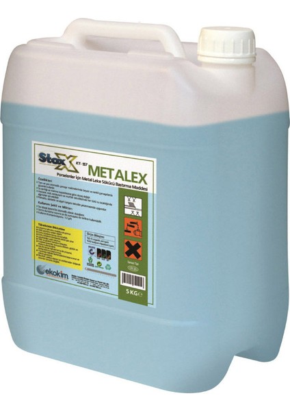 Metalex Porselen Bulaşıklar Için Leke Sökücü 5 kg