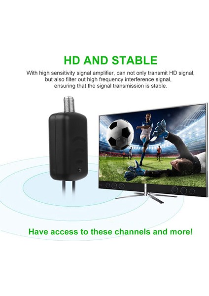 3C Store Dijital Hd Tv Sinyal Amplifikatörü (Yurt Dışından)