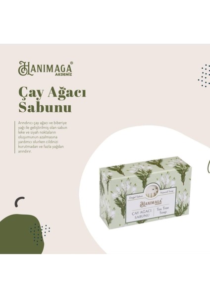 Çay Ağacı Doğal Sabun 100 gr 3 Adet