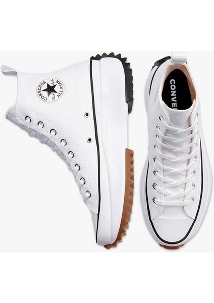 RUN STAR HIKE HI PLATFORM 166799C Unisex BEYAZ Günlük Sneaker Ayakkabı