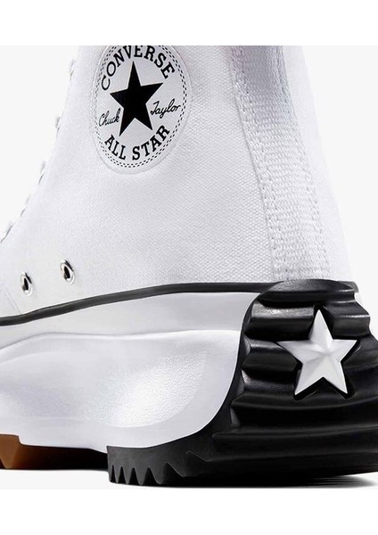 RUN STAR HIKE HI PLATFORM 166799C Unisex BEYAZ Günlük Sneaker Ayakkabı