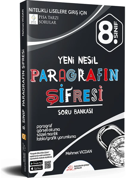 Paragrafın Şifresi Yayınları 8.Sınıf Nesil Sözel Mantık