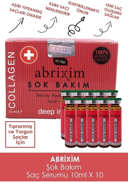 Şok Bakım Collagen Serumu 10ML x 10ADET