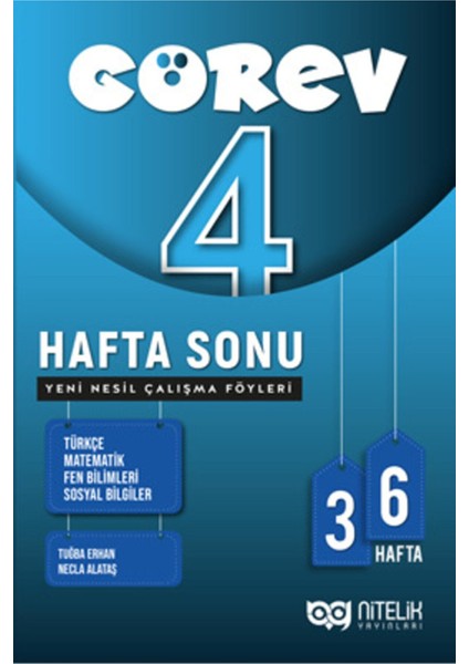 Görev 4. Sınıf Hafta Sonu Yeni Nesil Çalışma Föyleri