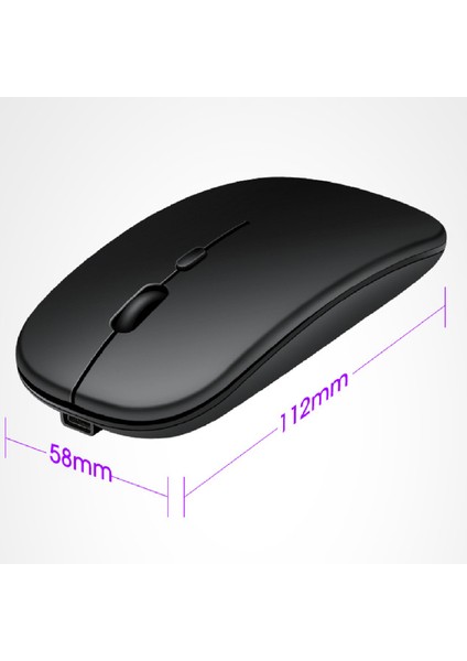 Taşınabilir Bilgisayar Fare 2.4 Ghz Dizüstü Bilgisayar Için Basit Dayanıklı Bluetooth Akıllı Fare (Yurt Dışından)
