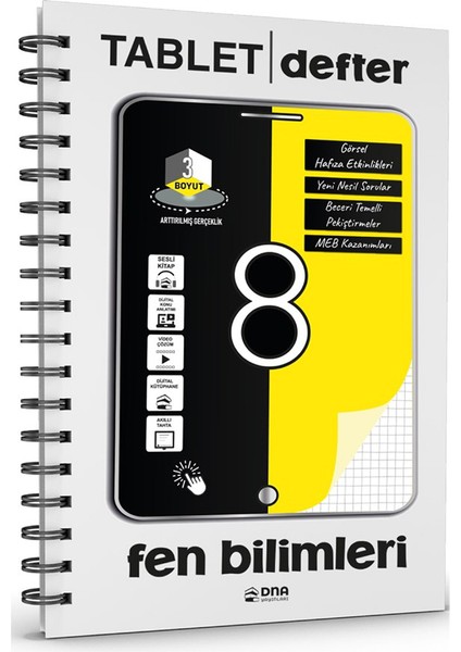 8. Sınıf Fen Bilimleri Tablet Defter