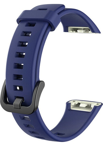 Huawei Band 6 Kordon, Silicone Sport Band Lacivert