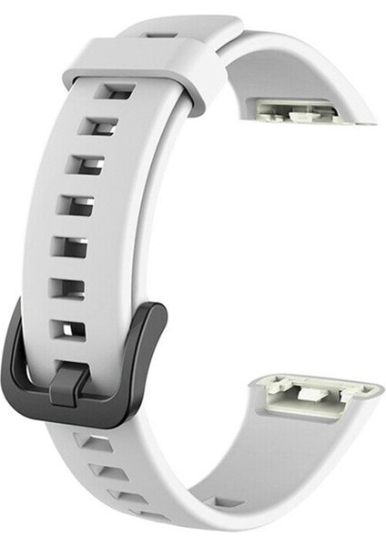 Huawei Band 6 Kordon, Silicone Sport Band Beyaz