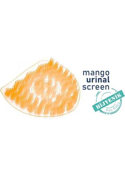 Evo Screen 600 Serisi Lavabo ve Pisuvar Süzgeci Mango 5'li Paket (Koku Giderici)