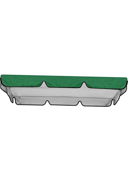 Salıncak Üst Tente Açık Bahçe Salıncak Sandalye Üst Kapak Yeşil 195X125X15 cm (Yurt Dışından)