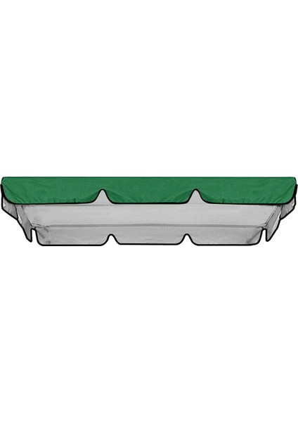 Salıncak Üst Tente Açık Bahçe Salıncak Sandalye Üst Kapak Yeşil 195X125X15 cm (Yurt Dışından)