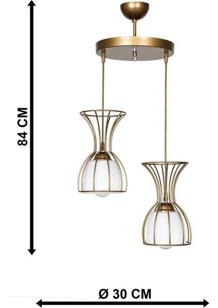 Tarz 3'lü Camlı Avize Eski̇tme indirimleri