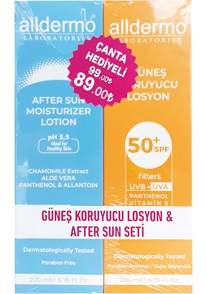 1353 Alldermo Güneş Kor.losyon+Aftersun Set