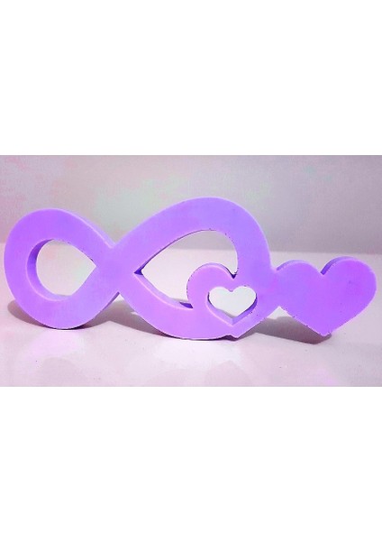 Sonsuzluk Işareti Kalp Sevgililer 7cm Silikon Kalıp K-041 fiyatları