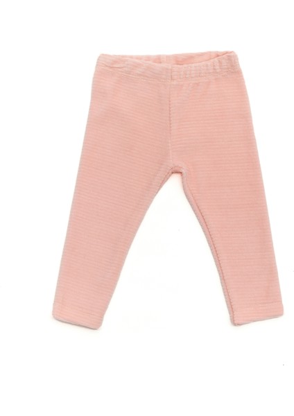 Bebek Pantolon Pant Velvet Street Style Pink