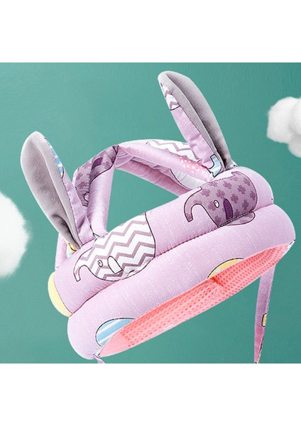Anti-Çarpışma Koruyucu Şapka Bebek Güvenlik Kask Bebek Toddler Yumuşak Yeni Mor (Yurt Dışından) fırsatları