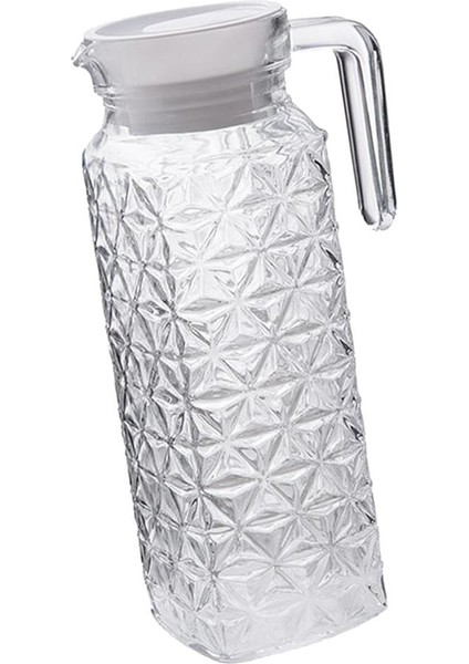 Su Sürahisi Sürahi Kolu Damlanmayan Carafe Elmas Kettle 1100ML (Yurt Dışından)