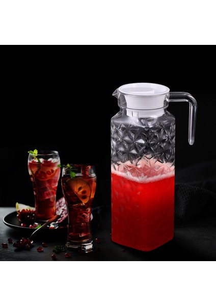 Su Sürahisi Sürahi Kolu Damlanmayan Carafe Elmas Kettle 1100ML (Yurt Dışından) fırsatları