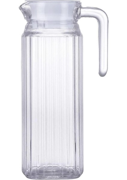 Su Sürahi Sürahi Damlası Servis Servis Carafe Çizgili Kettle 1100ML (Yurt Dışından) modelleri