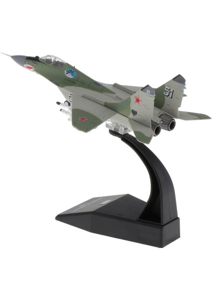 B Baosity 1/100 Ölçekli Mıg-29 Fighter Atak Düzlemi Ekran Modeli Standı (Yurt Dışından)