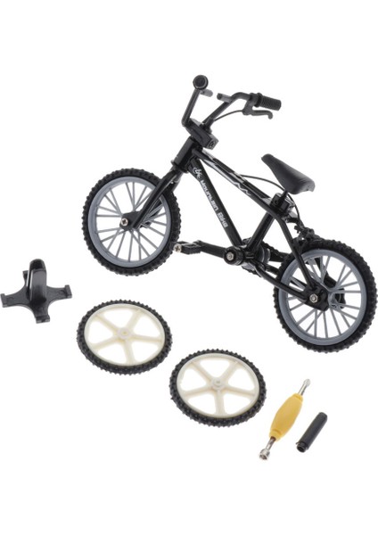 Mini Danışma Gadget Bmx Bisiklet Modeli Parmak Kurulu Bisiklet Oyuncak Set X1 Siyah (Yurt Dışından)