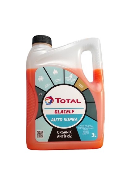 Glacelf Auto Supra -37C 3 Litre Kırmızı Antifriz