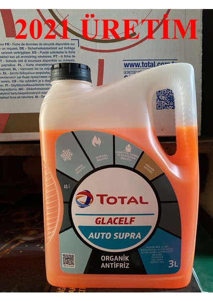 Glacelf Auto Supra -37C 3 Litre Kırmızı Antifriz