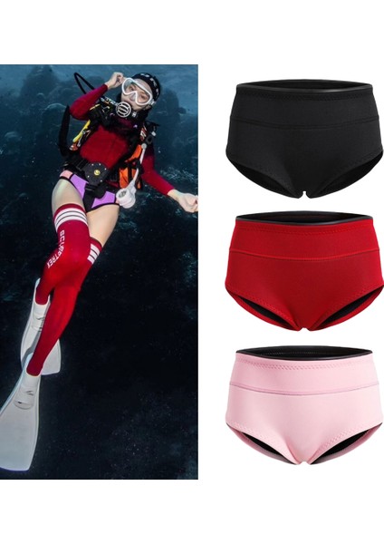 1.5mm Neopren Şort Scuba Dalış Şnorkel Wetsuit Şort - Siyah S (Yurt Dışından)