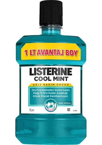 Listerine Coolmint Ağız Suyu 1 Lt  Diş Beyazlatma Ürünü