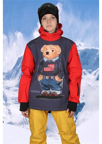 Teddy Bayan - Erkek Snowboard ve Kayak Montu / Snowsea SS7626-1