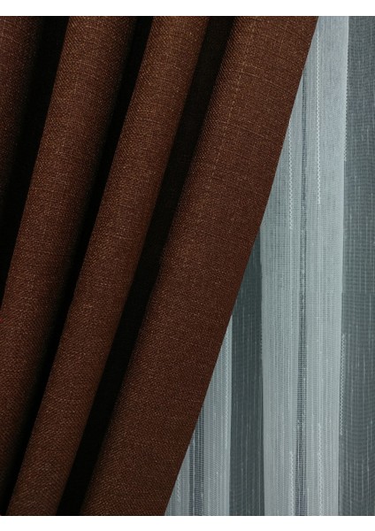Düz Renk Seyrek Pileli Tek Kanat 50 x 240 cm. indirimleri