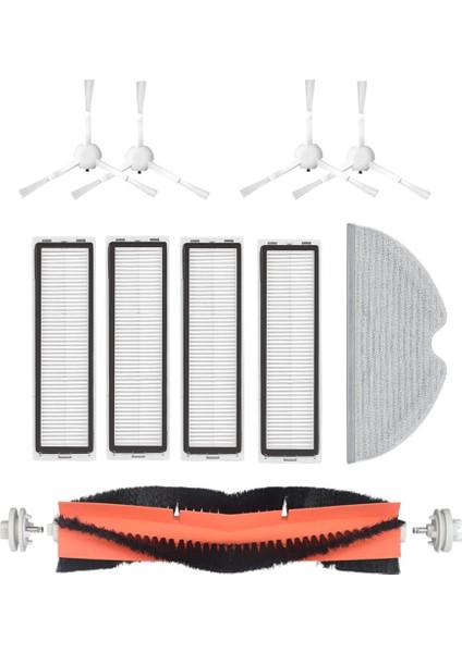 Xiaomi Dreame D9 Uyumlu Özel Set-Fırça Filtre Full Mop