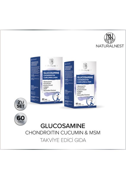 Glucosamine Chondroitin Curcumin & Msm Tablet 2 Adet